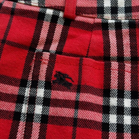 Burberry Blue Label Red Plaid Skirt Size 36 - Picture 11 of 11